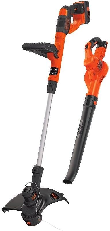 BLACK+DECKER 40V Max Cordless Sweeper  String Trimmer Combo Kit (LCC340C)