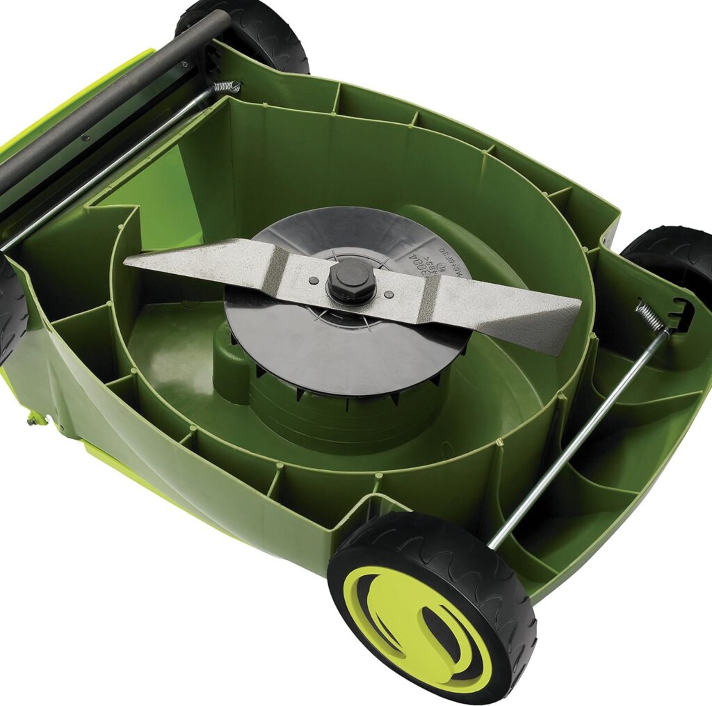 Sun Joe MJ401E-PRO Electric Lawn Mower w/Collapsible Handle, 3-Position Height Control, 10.6-Gallon Bag and Side Discharge Chute, 14/13 Amp, Green Sun Joe MJ401E-PRO Electric Lawn Mower w/Collapsible Handle, 3-Position Height Control, 10.6-Gallon Bag and Side Discharge Chute, 14/13 Amp, Green