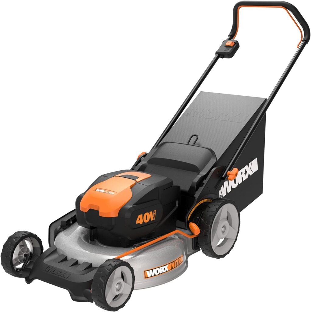 Worx Nitro WG751.3 40V Power Share PRO 4.0Ah 20 Cordless Push Lawn Mower