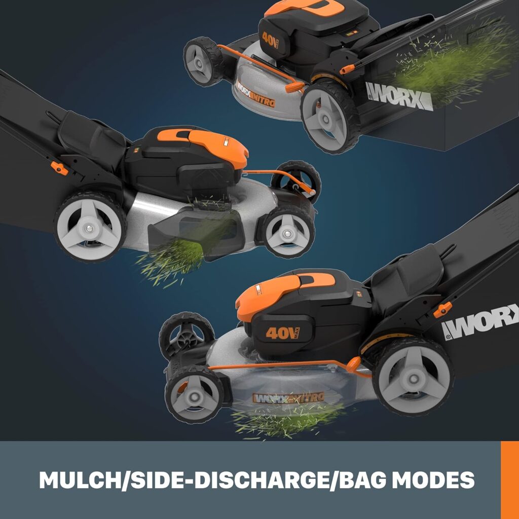 Worx Nitro WG751.3 40V Power Share PRO 4.0Ah 20 Cordless Push Lawn Mower